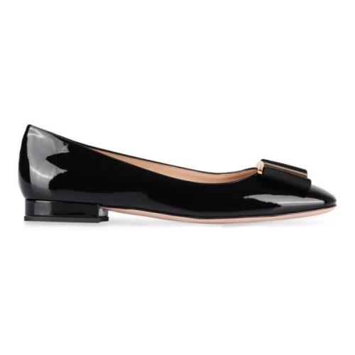 Patent Leren Ballet Flats met Strik Tom Ford , Black , Dames