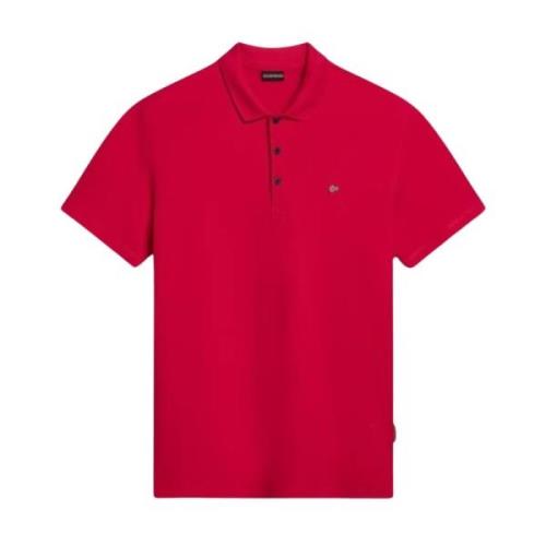 Heren Polo Zomercollectie Napapijri , Red , Heren