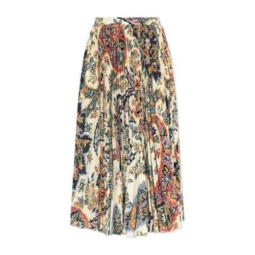 Geplooide rok met bloemenmotief Etro , Multicolor , Dames