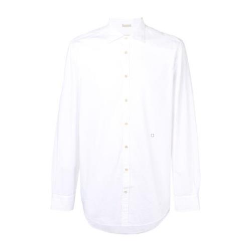 Stijlvolle Genova Shirt U001 Massimo Alba , White , Heren