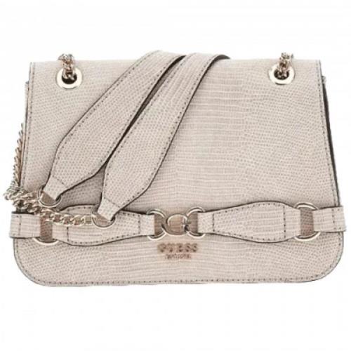 Elegante Schoudertas Taupe Guess , Beige , Dames