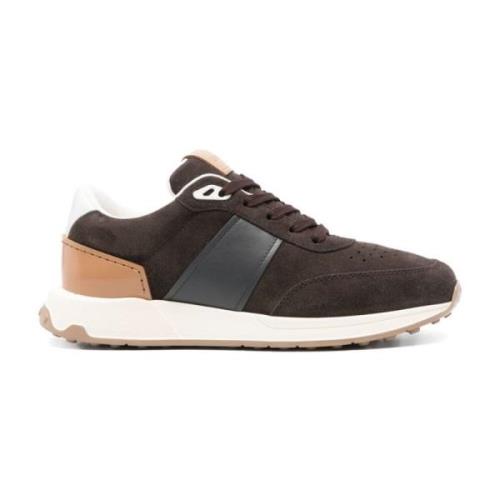 Grijze Sneakers Paneelontwerp Tod's , Gray , Heren