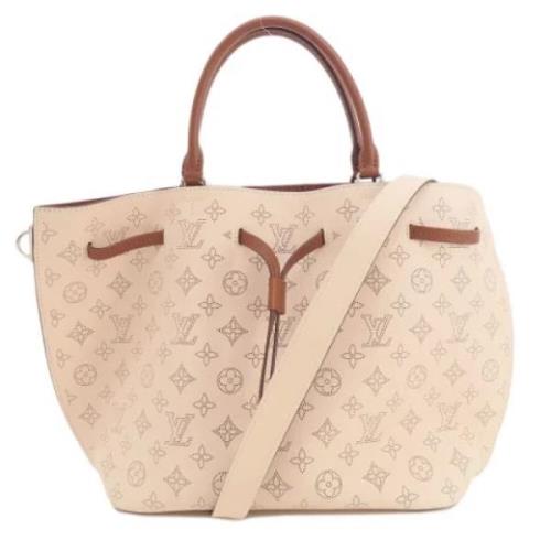 Pre-owned Leather louis-vuitton-bags Louis Vuitton Vintage , Beige , D...