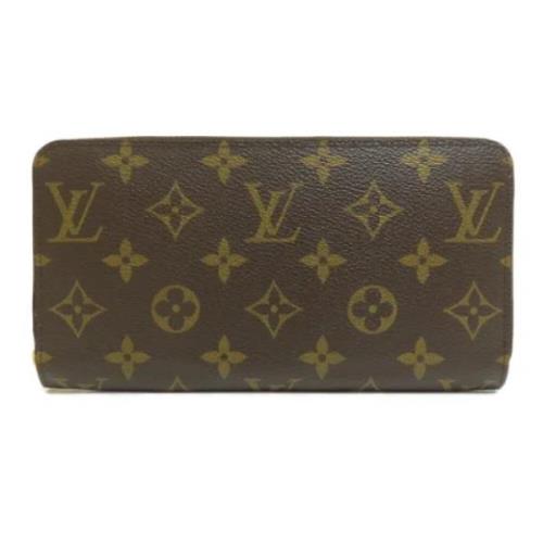 Pre-owned Canvas wallets Louis Vuitton Vintage , Brown , Dames