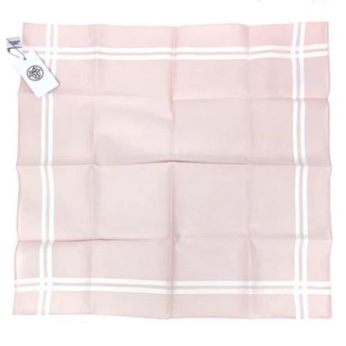 Pre-owned Cotton scarves Hermès Vintage , Pink , Dames