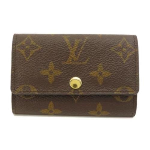 Pre-owned Canvas key-holders Louis Vuitton Vintage , Brown , Dames