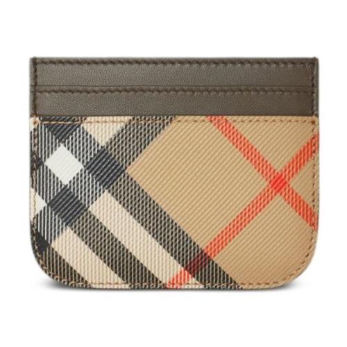 Klassieke Check Creditcardhouder Portemonnee Burberry , Multicolor , D...