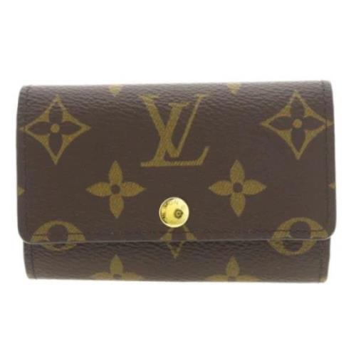 Pre-owned Canvas key-holders Louis Vuitton Vintage , Brown , Dames