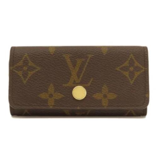 Pre-owned Canvas key-holders Louis Vuitton Vintage , Brown , Dames