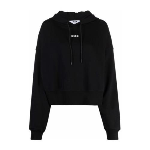 Zwarte Sweater Collectie Msgm , Black , Dames