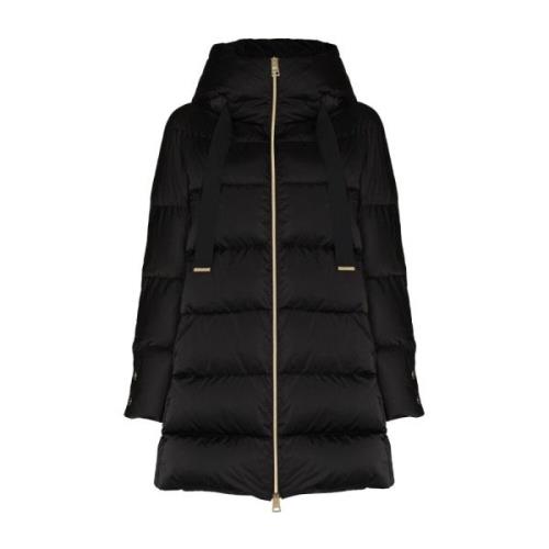 Zwarte Winterjassen Herno , Black , Dames