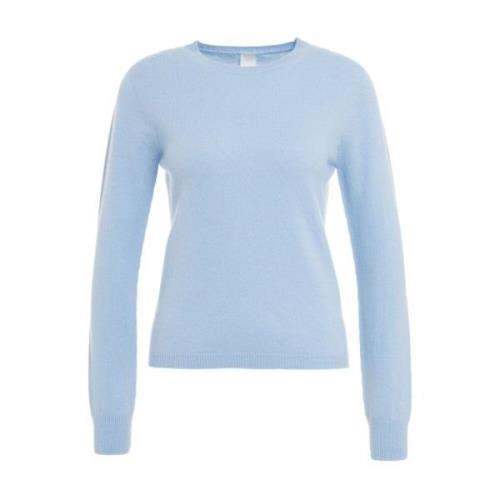 Blauwe Gebreide Trui Aw24 MVM , Blue , Dames