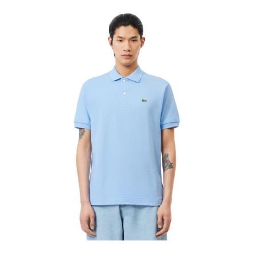 Blauw Piqué Polo Shirt Lacoste , Blue , Heren