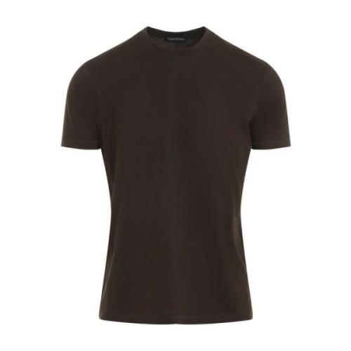 Sable Brown T-Shirt Tom Ford , Brown , Heren