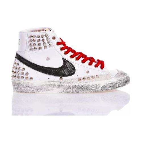 Witte Sneakers Aangepaste Stijlvolle Herenschoenen Nike , White , Here...