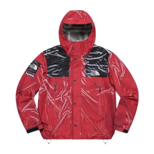 Limited Edition Bedrukte Getapete Naad Jas Supreme , Red , Heren