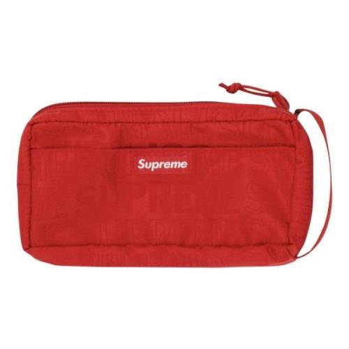 Rode Organizer Pouch Ss19 Limited Edition Supreme , Red , Unisex