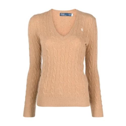 Kameel Melange Kimberly Pullover Polo Ralph Lauren , Beige , Dames