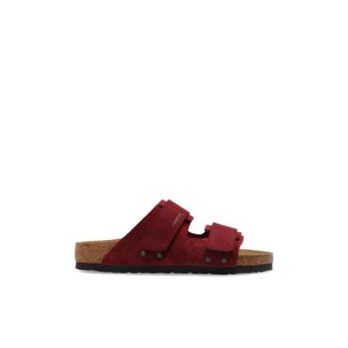 Uji Slides Birkenstock , Red , Dames