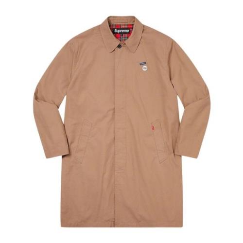 Beperkte oplage Tan Trench Coat Supreme , Beige , Heren