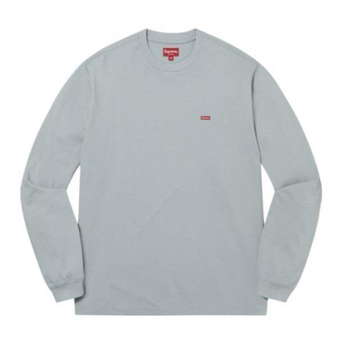 Beperkte oplage Box Logo Tee Light Slate Supreme , Gray , Heren