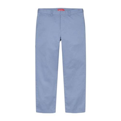 Beperkte oplage zware katoenen logobroek Supreme , Gray , Unisex