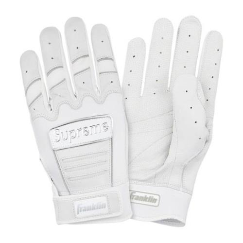 Beperkte oplage Batting Glove White Supreme , White , Heren