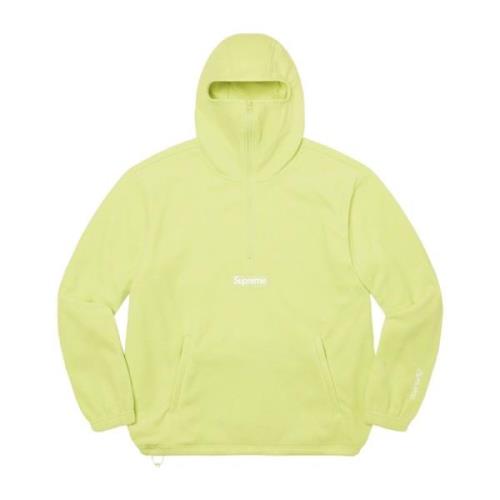 Beperkte oplage Polartec Facemask Half Zip Pullover Supreme , Green , ...