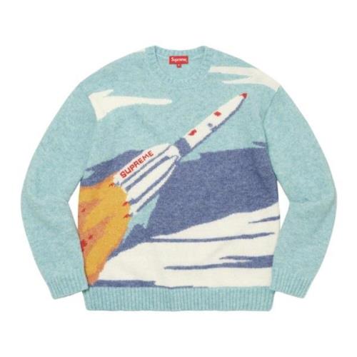 Raket Blauw Limited Edition Sweater Supreme , Multicolor , Heren