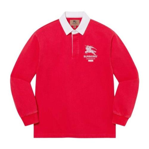 Beperkte Editie Rugby Rode Shirt Supreme , Red , Heren