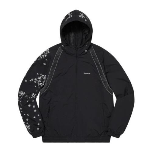 Glow-in-the-Dark Track Jacket Black Supreme , Black , Heren