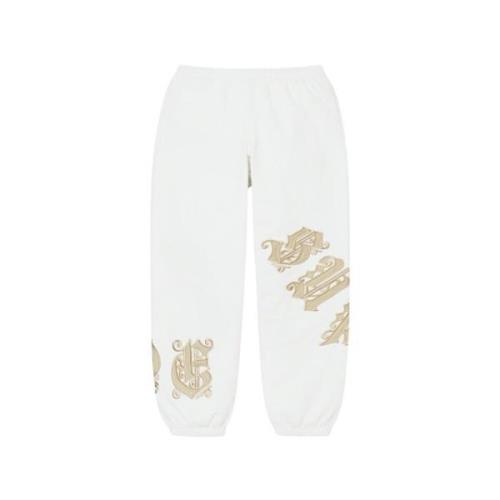 Beperkte oplage Old English Wrap Sweatpant Supreme , White , Heren