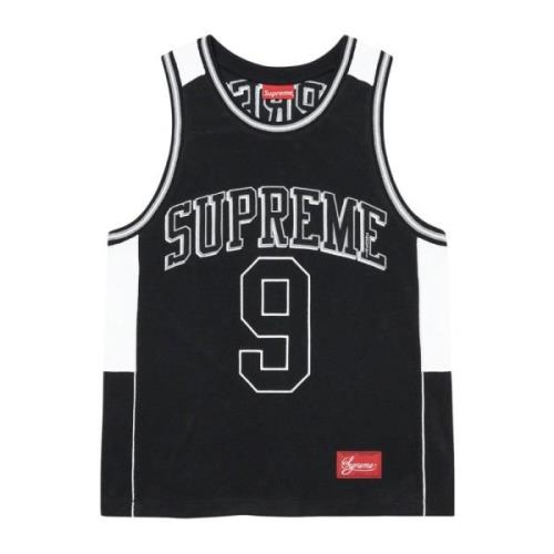 Beperkte oplage Basketbalshirt Zwart Supreme , Black , Heren