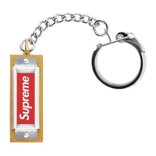 Speciale editie sleutelhanger zilver Supreme , Gray , Unisex