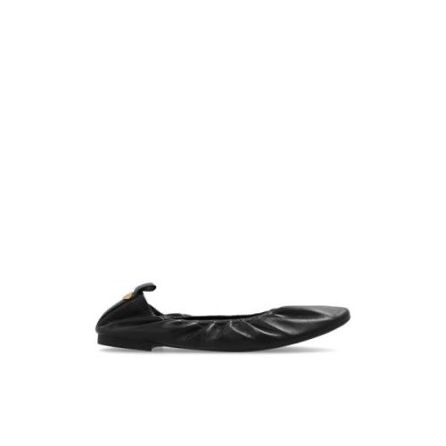 Ballet Flats Eddie Tory Burch , Black , Dames