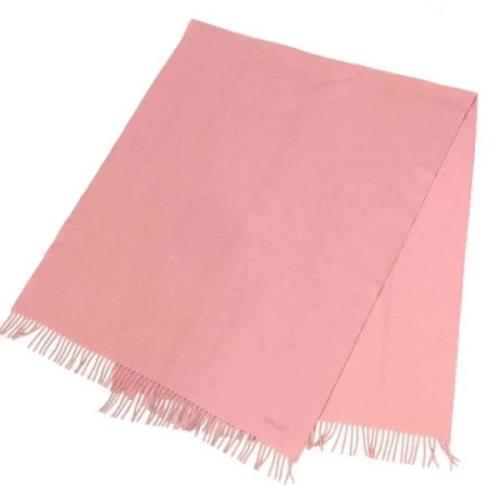 Pre-owned Silk scarves Hermès Vintage , Pink , Dames