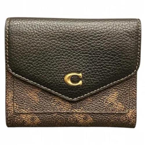 Pre-owned Leather wallets Coach Pre-owned , Brown , Dames