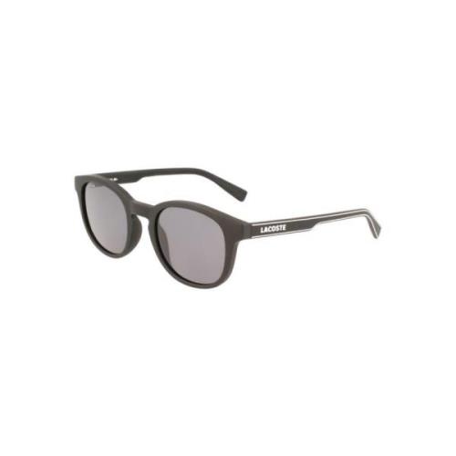 Mat Zwart Zonnebril Lacoste , Black , Unisex