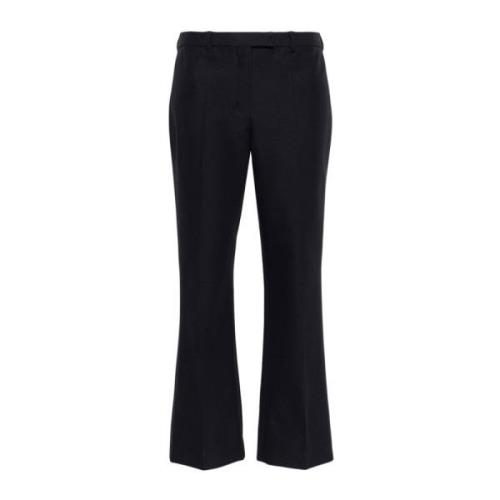 Navy Blauwe Broek Fatina Stijl Max Mara , Black , Dames