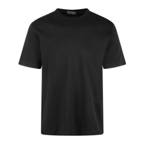 Katoenen Resort T-Shirt Herno , Black , Heren