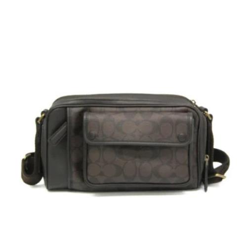 Pre-owned Fabric shoulder-bags Coach Pre-owned , Black , Dames