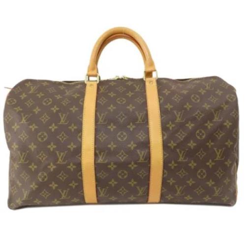 Pre-owned Canvas louis-vuitton-bags Louis Vuitton Vintage , Brown , Da...