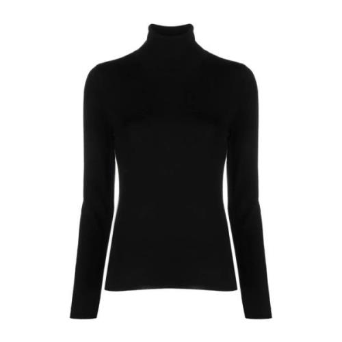 Zwart Gebreide Top Zanone , Black , Dames