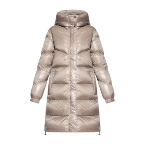 Donsjack met capuchon Woolrich , Beige , Dames