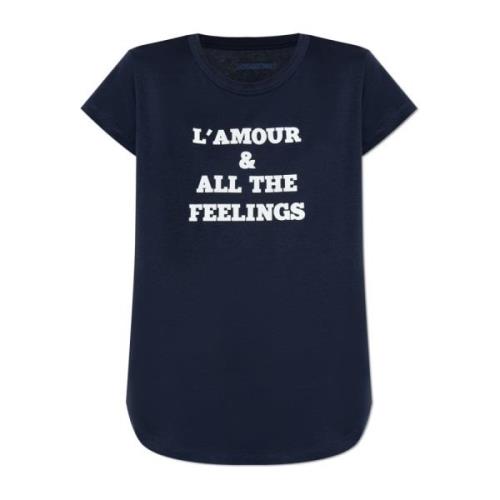 T-shirt met print Zadig & Voltaire , Blue , Dames