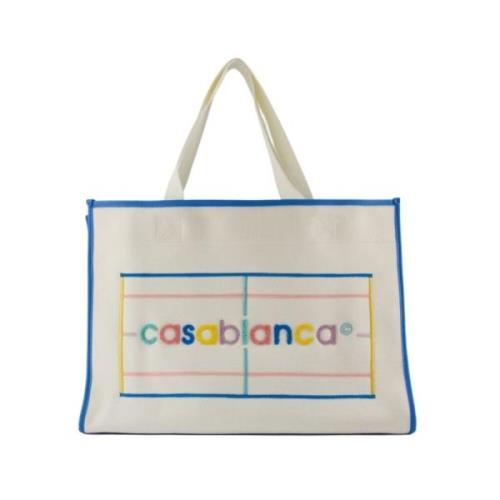 Gele Gebreide Shopper Tas Casablanca , Multicolor , Dames