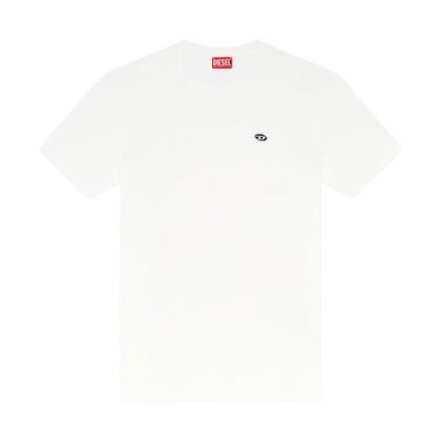 Witte T-shirts en Polos Diesel , White , Heren