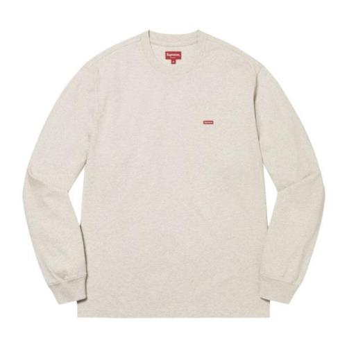 Limited Edition Box Logo Tee Havermeel Supreme , Beige , Heren