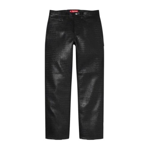 Limited Edition Croc Painter Pant Zwart Supreme , Black , Heren