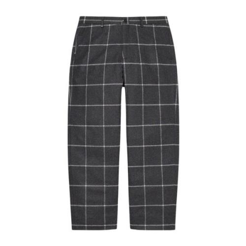 Limited Edition Wool Trouser Black Window Supreme , Black , Heren